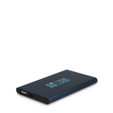 Powerbank aus recyceltem Aluminium 4.000 mAh in vielen Farben