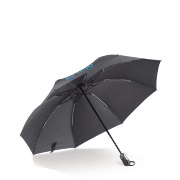 Faltbarer Wende-Regenschirm mit Fiberglasrahmen, Ø 104 Ansicht mit Druckbereich
