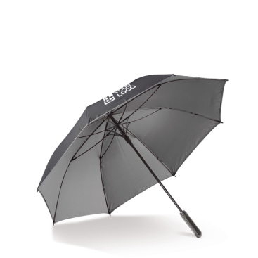 Winddichter Regenschirm mit ergonomischem Griff, Ø111 Ansicht mit Druckbereich