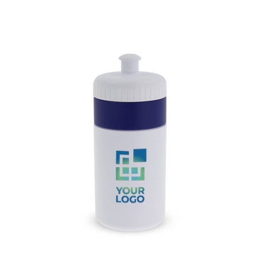 BPA-freie Sportflasche mit Farbdetail, 500 ml Ansicht mit Druckbereich