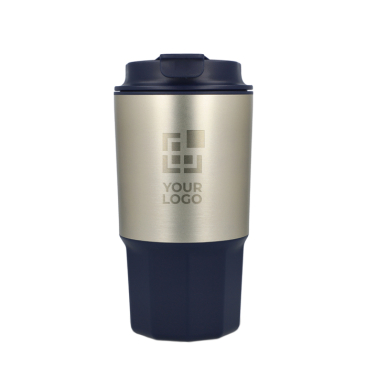 Edelstahl-To-Go-Becher mit Auslaufschutz 450 ml