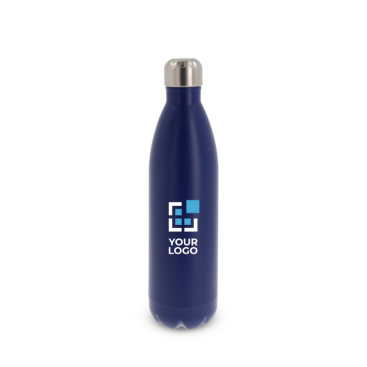Luftdichte doppelwandige Edelstahlflasche, 1000 ml Ansicht mit Druckbereich