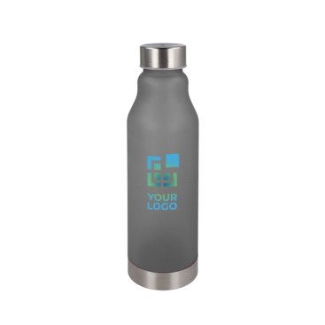 RPET-Flasche mit Tropfstopp und frosted Finish 600 ml