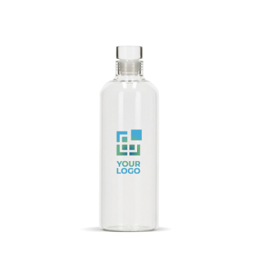 Borosilikatglasflasche mit flexiblem Glasverschluss, 750 ml