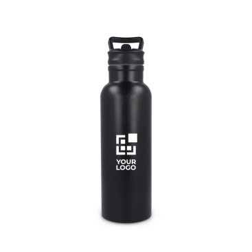 Thermoflasche Edelstahl mit Trinkaufsatz und Griff 500 ml