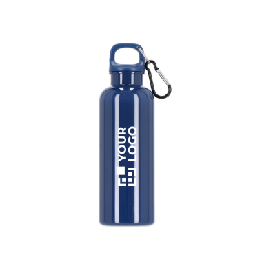 Plastikflasche in leuchtenden Farben mit passendem Verschluss, 500 ml