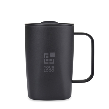 Thermotasse aus recyceltem Edelstahl für Kaffee oder Tee, 450 ml