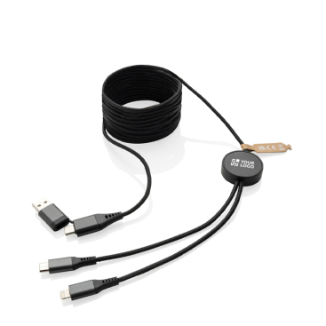 4-in-1-Ladekabel aus recycelten Materialien, 3 Meter