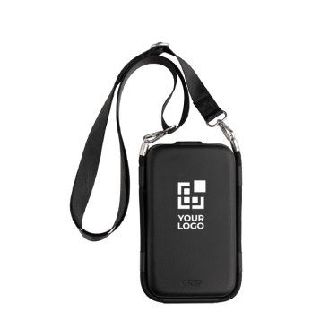 Harte Reise-Organizer-Tasche mit Nackenband Swiss Peak