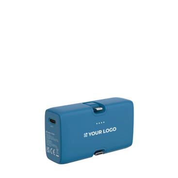Powerbank aus recyceltem Kunststoff mit Ladeanzeige, 20 W