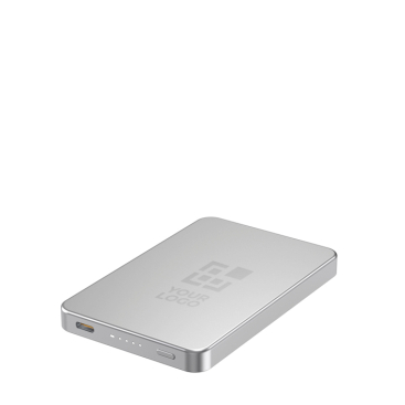 Ökologische magnetische Powerbank mit kabellosem Laden 15 W 5000 mAh