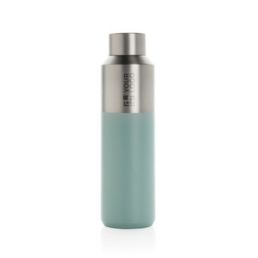 Auslaufsichere Thermosflasche aus recyceltem Stahl, 600 ml
