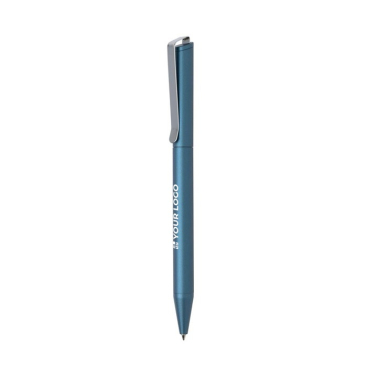 Kugelschreiber aus recyceltem Alu, blaue Tinte Dokumental®
