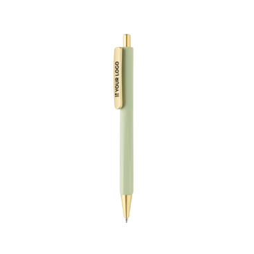 Ergonomischer Dreikant-Kugelschreiber mit Soft-Touch, blaue Tinte
