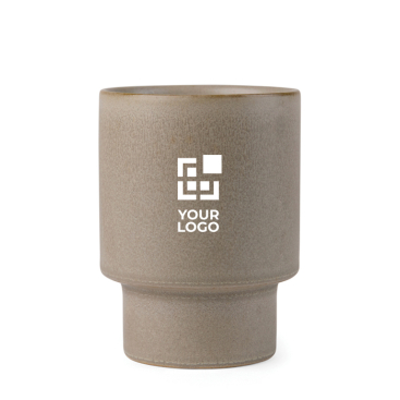 Becher aus recyceltem Ton im skandinavischen Design, 300 ml