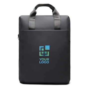 Recycelter Rucksack mit Fronttasche und hinterem Reisegurt 16''
