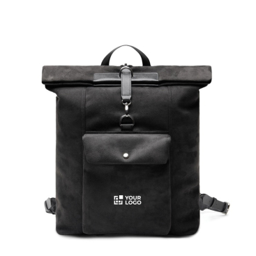 Rucksack aus Kunstleder 15'' mit modernem Design & sicherem Verschluss