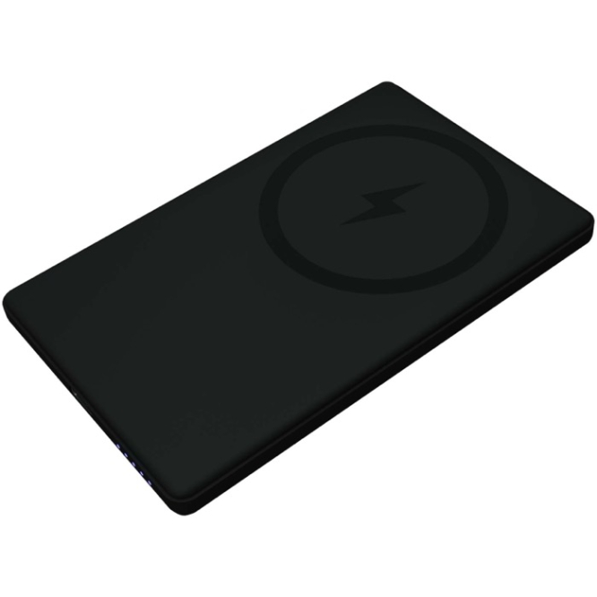 Schmale Powerbank aus recyceltem Aluminium mit MagSafe 5.000 mAh SCX.design