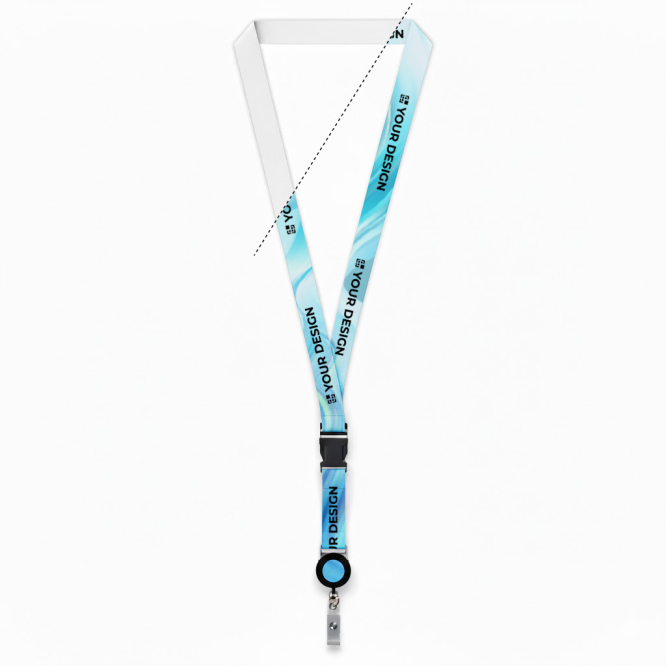 Abnehmbares Lanyard zum Sublimieren mit Kartenhalter