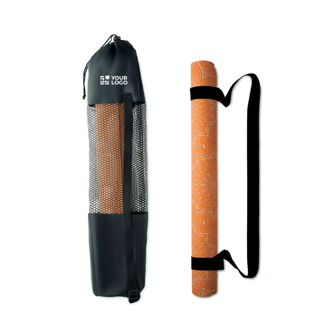 Individuell gefertigte Yoga Matte aus PU und Kokosgummi