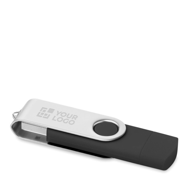 Personalisierbarer farbiger USB Stick mit Typ C Anschluss