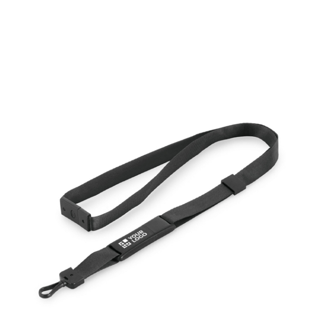 USB Lanyard aus Polyester mit Griff am Ende