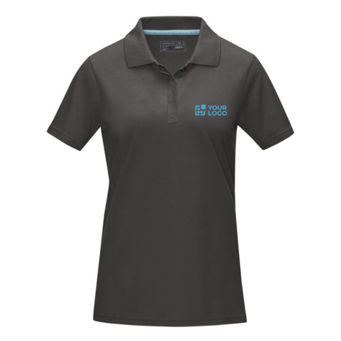 Damen-Polo aus Bio-Baumwolle, 180 g/m2, Elevate NXT