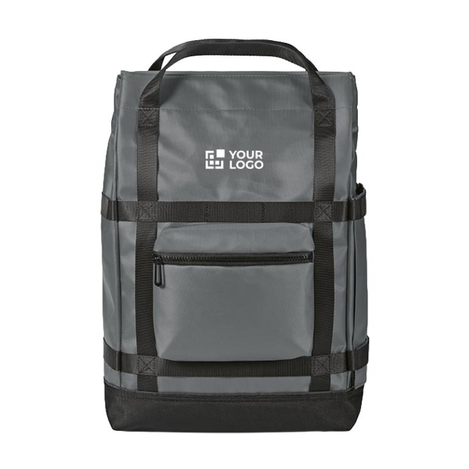 Wasserfester Rucksack aus recycelten Materialien mit Magnetverschluss für 17-Zoll-Laptops