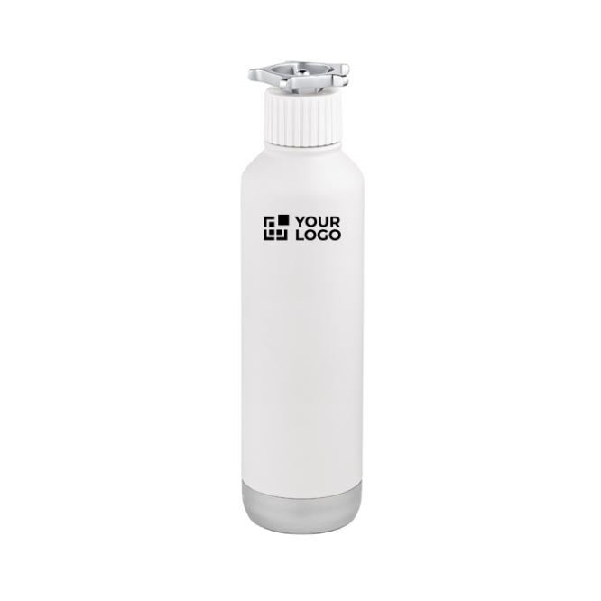 Doppelwandige Flasche aus recyceltem Edelstahl mit Ruder-Verschluss, 750 ml