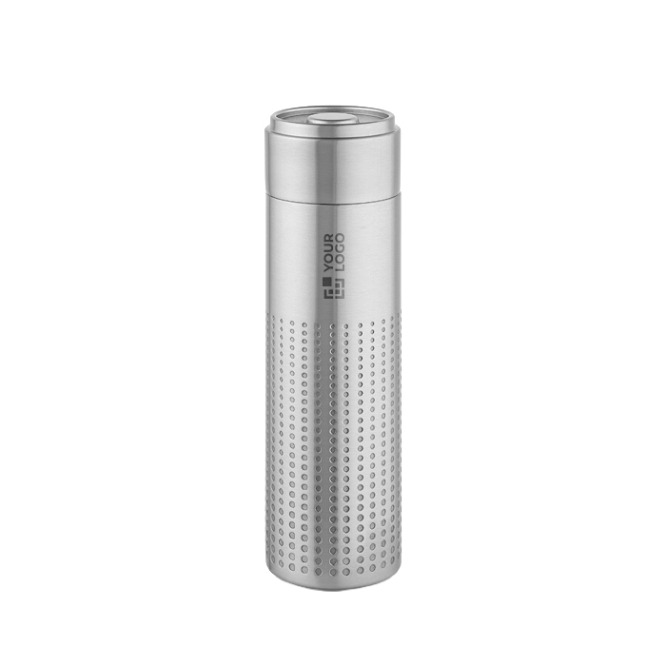 Doppelwandige Flasche aus recyceltem Edelstahl, 500 ml
