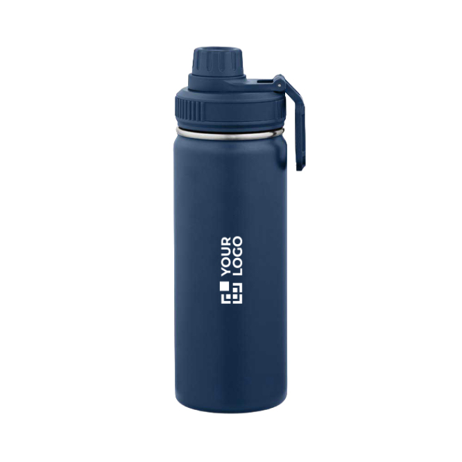 Thermoflasche aus recyceltem Edelstahl mit Doppelverschluss, 500 ml