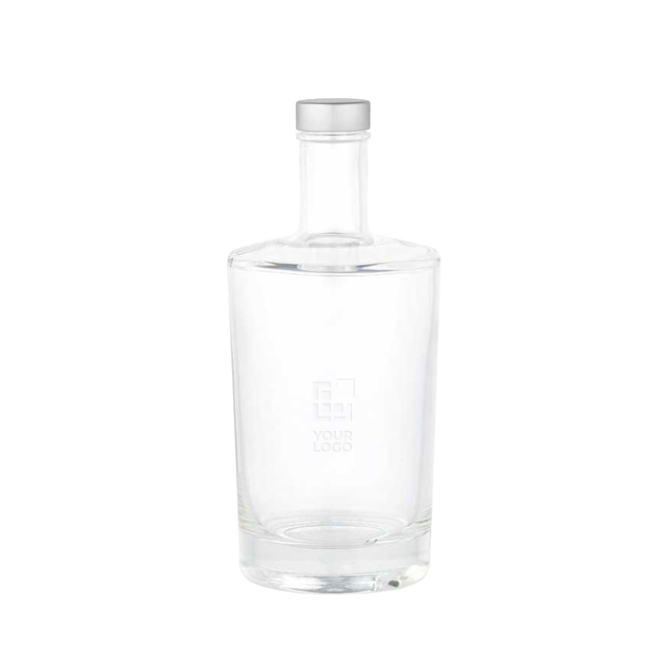 Glasflasche mit breitem Flaschenkörper und schmalem Hals, 540 ml