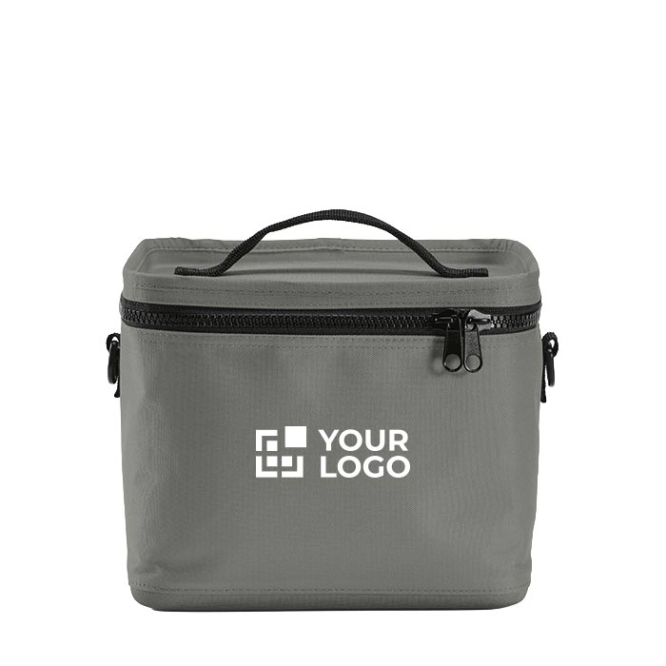 Isolierte Kühltasche aus recyceltem Kunststoff mit großer Öffnung, 10 l