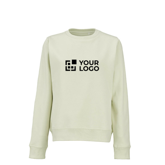 Damen-Sweatshirt aus Bio-Baumwolle Rundhals 300 g/m² Waikiki