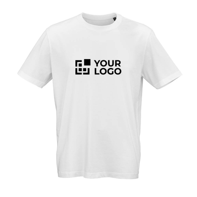 Unisex-T-Shirt aus Bio-Baumwolle mit kurzen Ärmeln und Rundhalsausschnitt, 140 g/m²