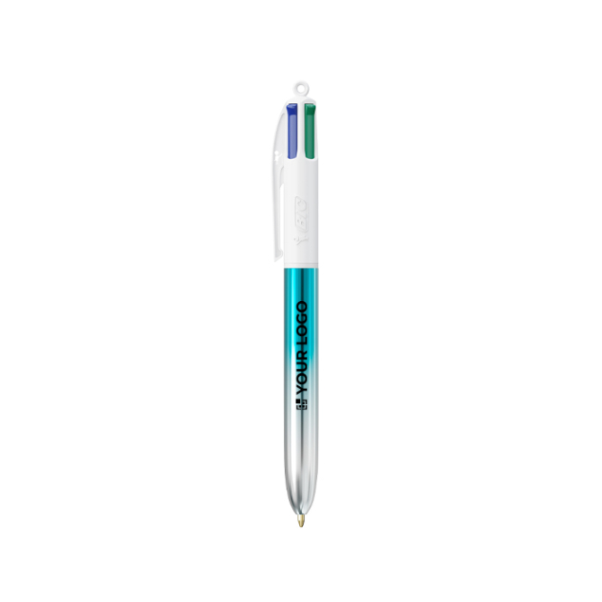 Kugelschreiber aus Kunststoff, hergestellt in der EU, mit Mehrfarbmechanismus, 4 Farben, BIC®