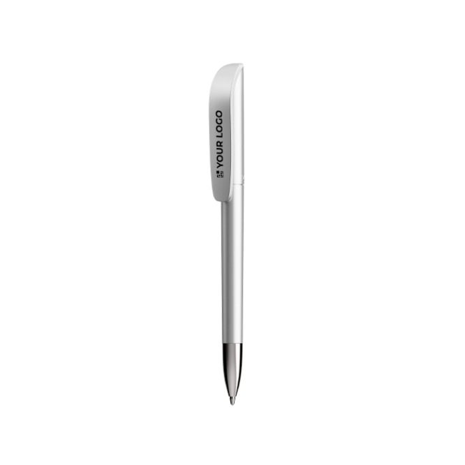 Nachfüllbarer Kunststoff-Kugelschreiber mit schwarzer Tinte Super Clip Glacé BIC®