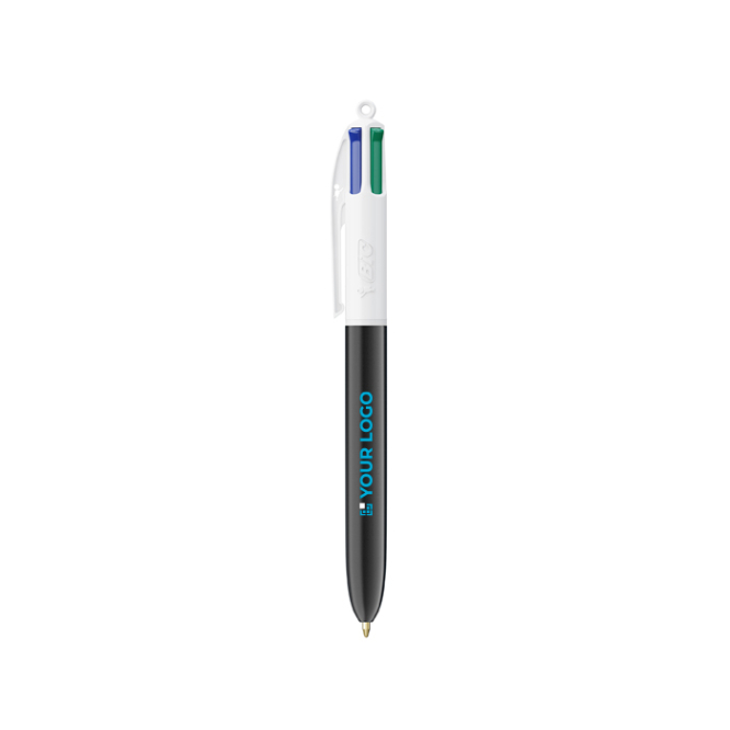 Kugelschreiber aus recyceltem Kunststoff, in der EU hergestellt, mit 4-Farben-Tinte BIC®