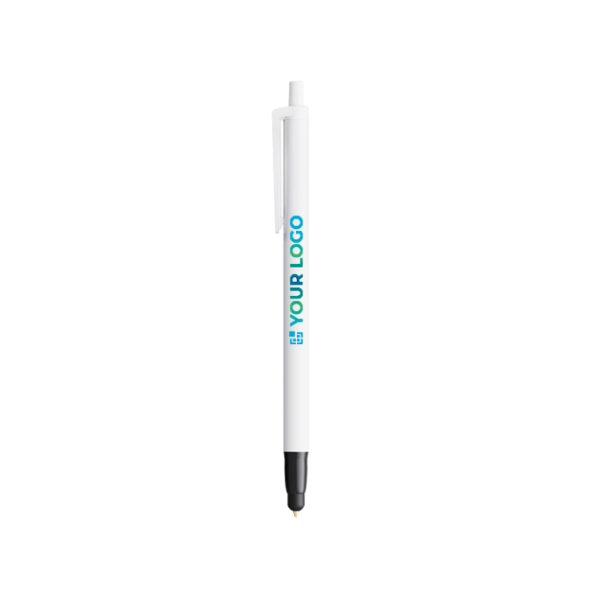 Kugelschreiber aus Kunststoff mit Touchpen und blauer Tinte Clic Stic BIC®