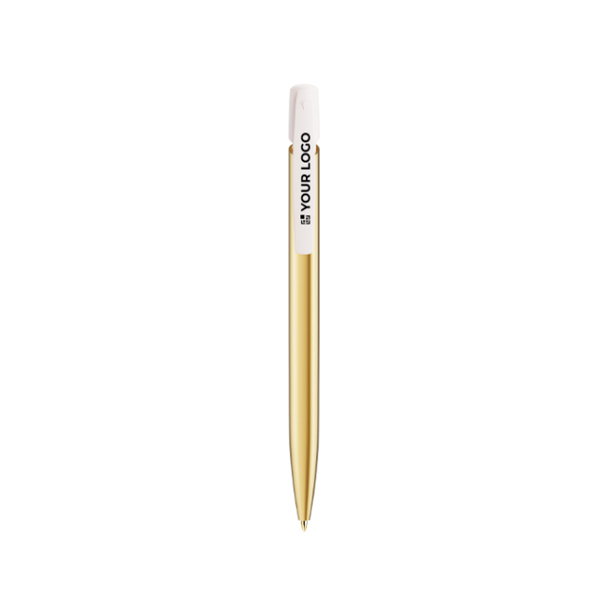 Kugelschreiber aus Kunststoff in leuchtenden Farben mit blauer Schrift BIC®