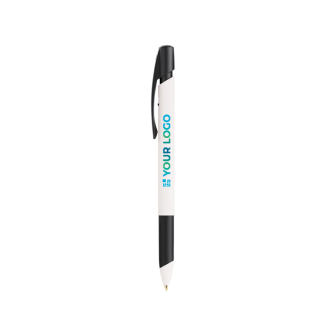 Kugelschreiber aus recyceltem Kunststoff mit weichem Griff und blauer BIC®-Tinte