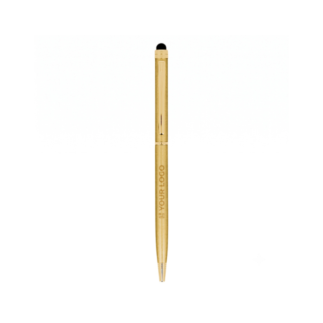 Metallkugelschreiber mit Touch-Funktion und blauer Tinte Sleek Stylus BIC®