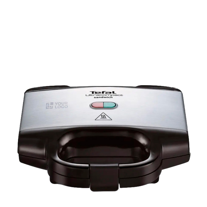 Kontaktgrill mit antihaftbeschichteten Platten und sicherem Verschluss Tefal