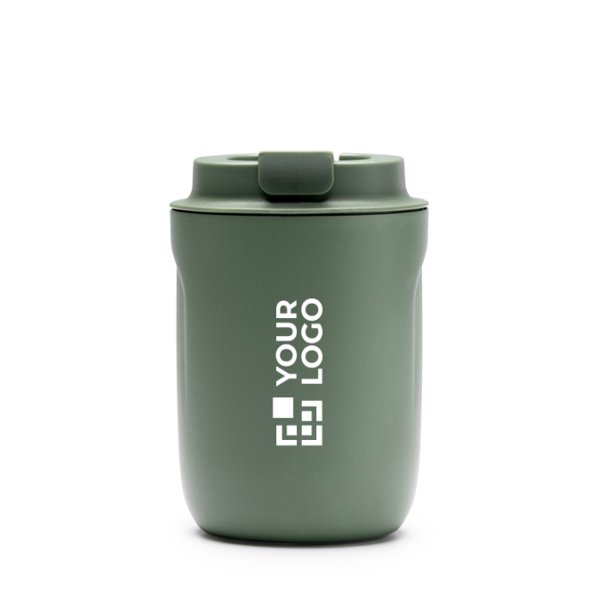 Thermobecher aus Edelstahl mit rutschfester Basis, 250 ml