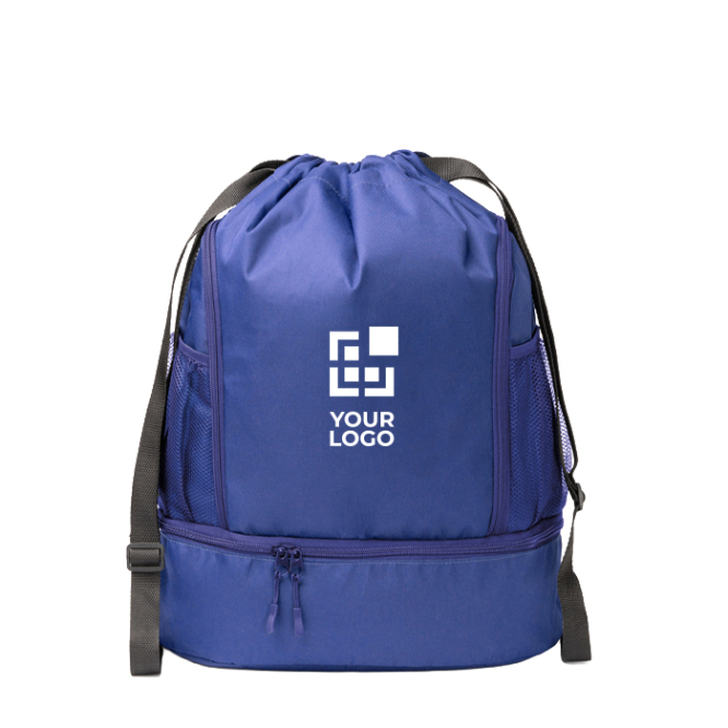 Verstellbarer Kordelrucksack aus 600D-Polyester mit Schuhfach
