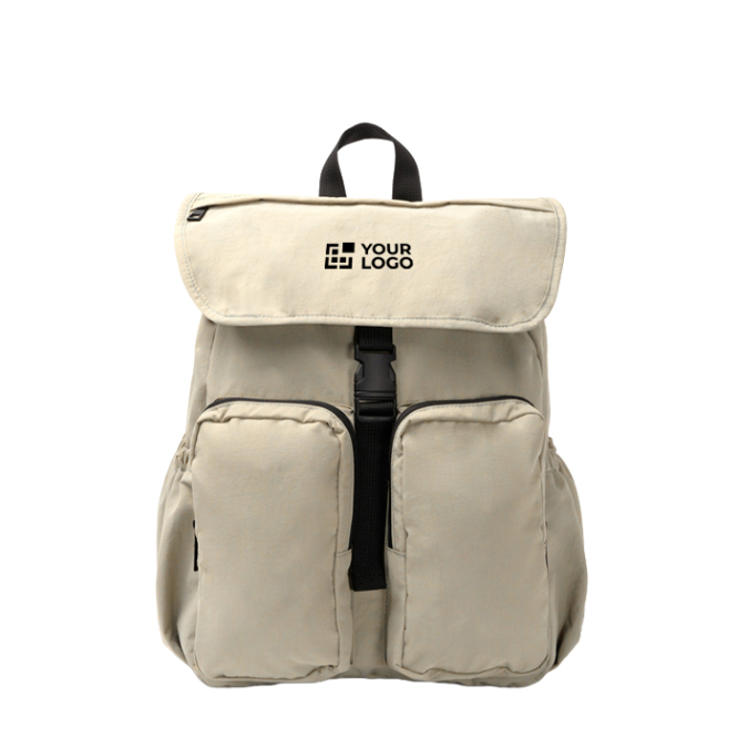 Nylon-Rucksack mit großem Fach und Kordelzugverschluss für PC 15