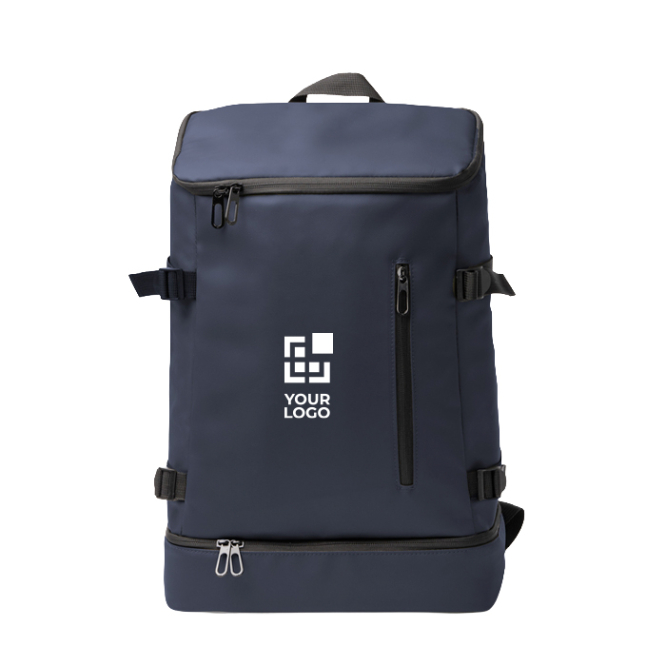 Kühlrucksack aus Kunstleder mit isothermischem Innenraum und Öffnung