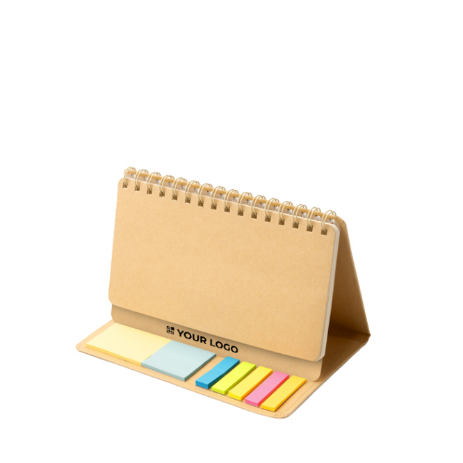 Notizbuch aus recyceltem Karton mit Hardcover und Ringbindung