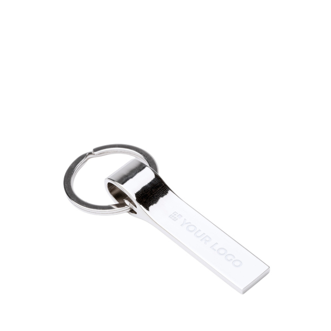 Glänzender Metall-Schlüsselanhänger mit Stift zum Ordnen von Schlüsseln