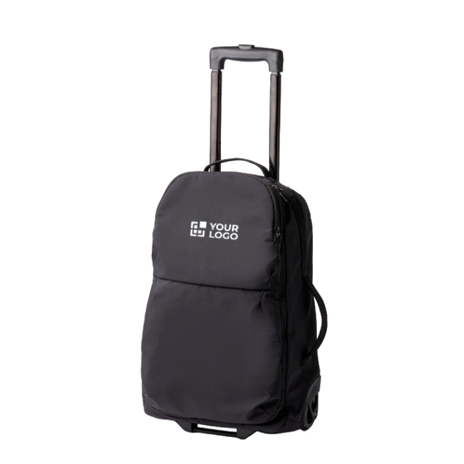 Trolley aus recyceltem Nylon mit Fächern und Griffen